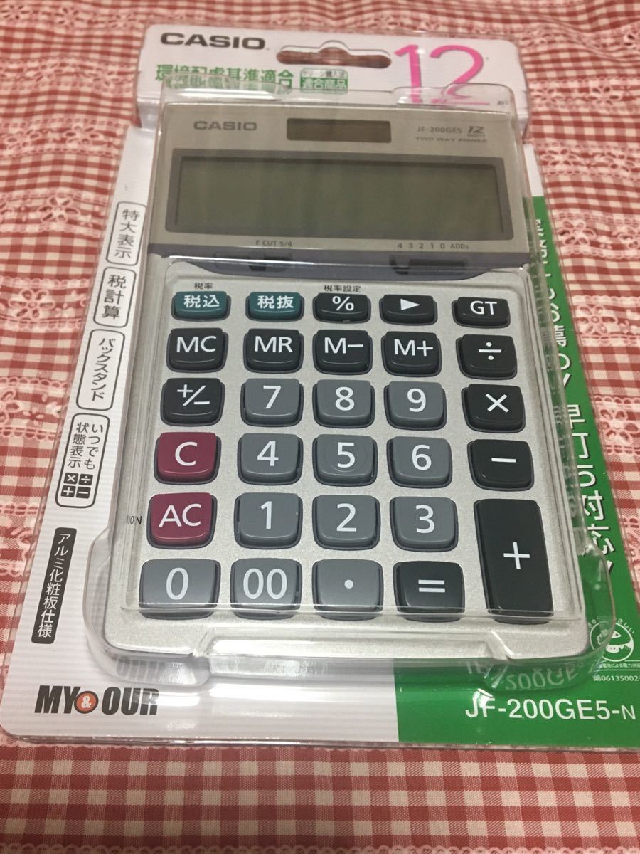 CASIO 電卓 JF-200GE5-N 新品同様