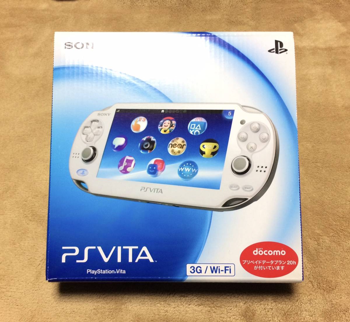 PS Vita『新品未使用品』PCH-1100AB02 クリスタルホワイト 3G/Wi-Fi