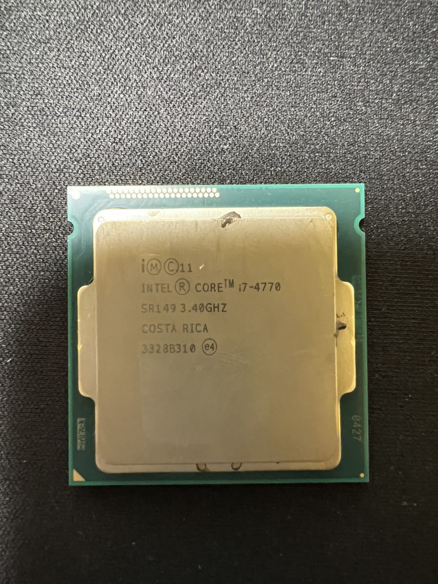 0508＊Intel Core i7-4770 3.40GHZ ジャンク 部品どり_画像1