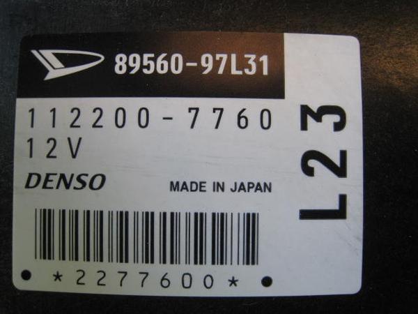 マックス　MAX L950S エンジンコンピューター　ECU　89560-97L31　112200-7760　純正　14109　伊t_画像2