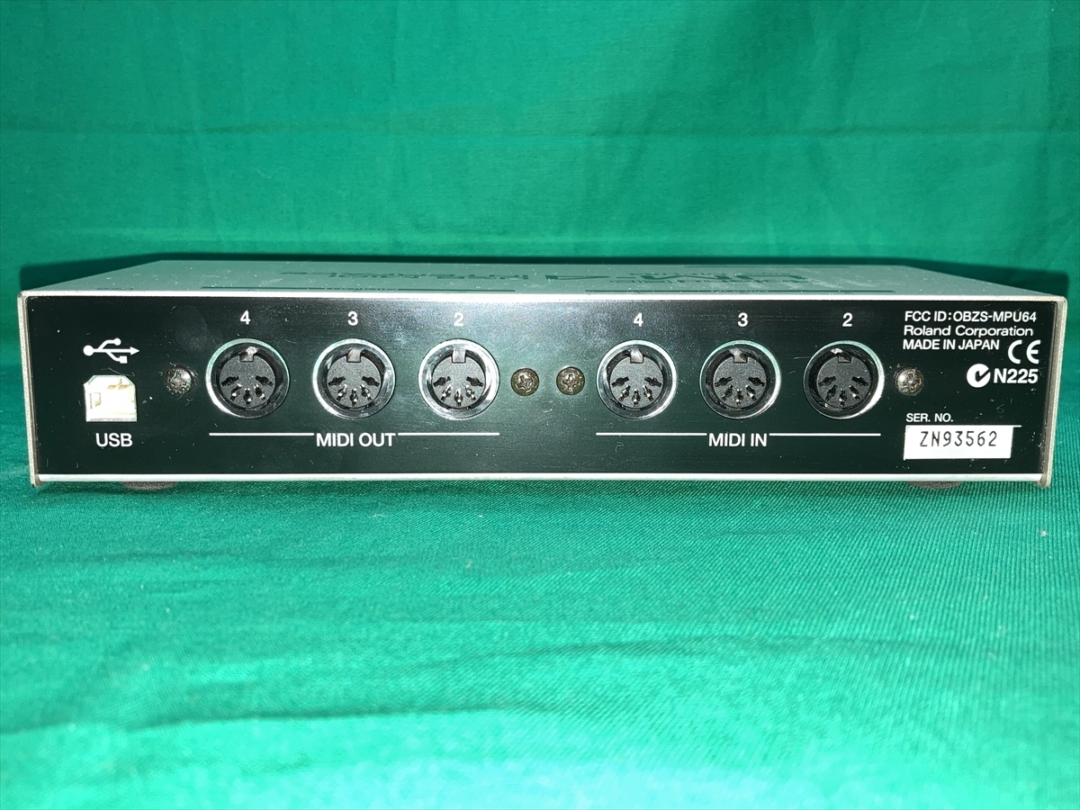 □ Roland ローランド USB MIDI インターフェース Super MPU64 UM-4 的