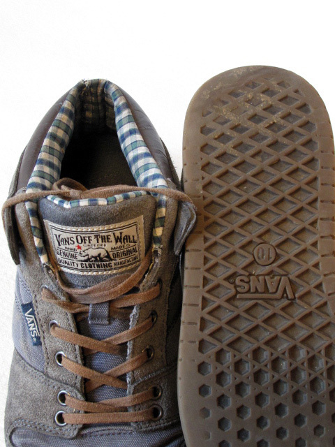 VANS OFF THE WALL ヴァンズ 80sビンテージ HAND MADE 28.0cm メンズシューズ 靴 スニーカー 厚手デニム帆/スウェード地　スケボー現状品_画像8