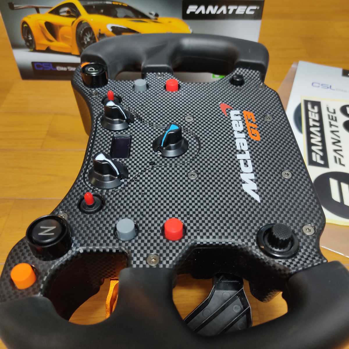 FANATEC CSL Elite Steering Wheel McLaren GT3 Playstation FANATEC CSL Elite Steering Wheel McLaren GT3 Playstation