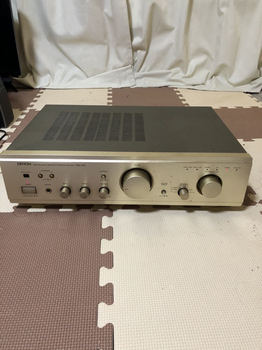 紫③ DENON PMA-390Ⅲ プリ・メイン・アンプ - アンプ