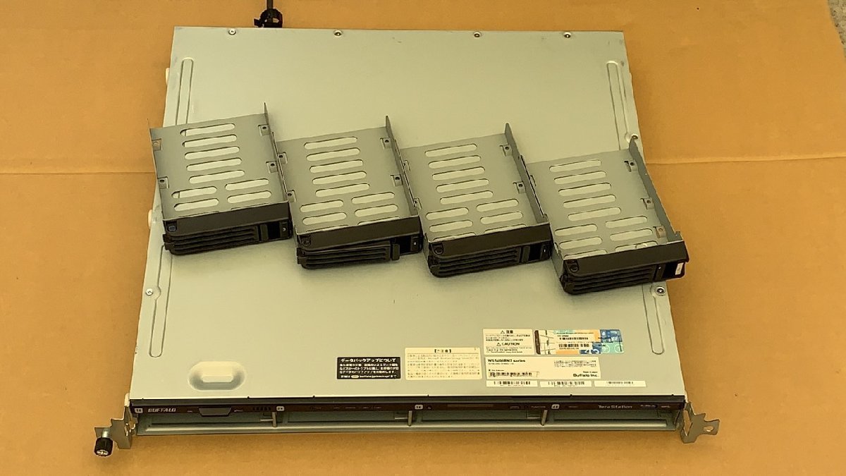  Junk present condition BIOS start-up settled *BUFFALO TeraStation WS5400RN2 series WS5400RN0404W2 Atom D2701 4GB HDD less F2205301