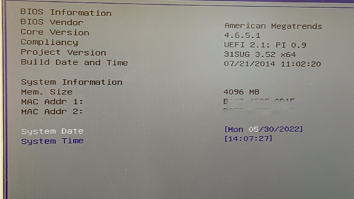  Junk present condition BIOS start-up settled *BUFFALO TeraStation WS5400RN2 series WS5400RN0404W2 Atom D2701 4GB HDD less F2205301