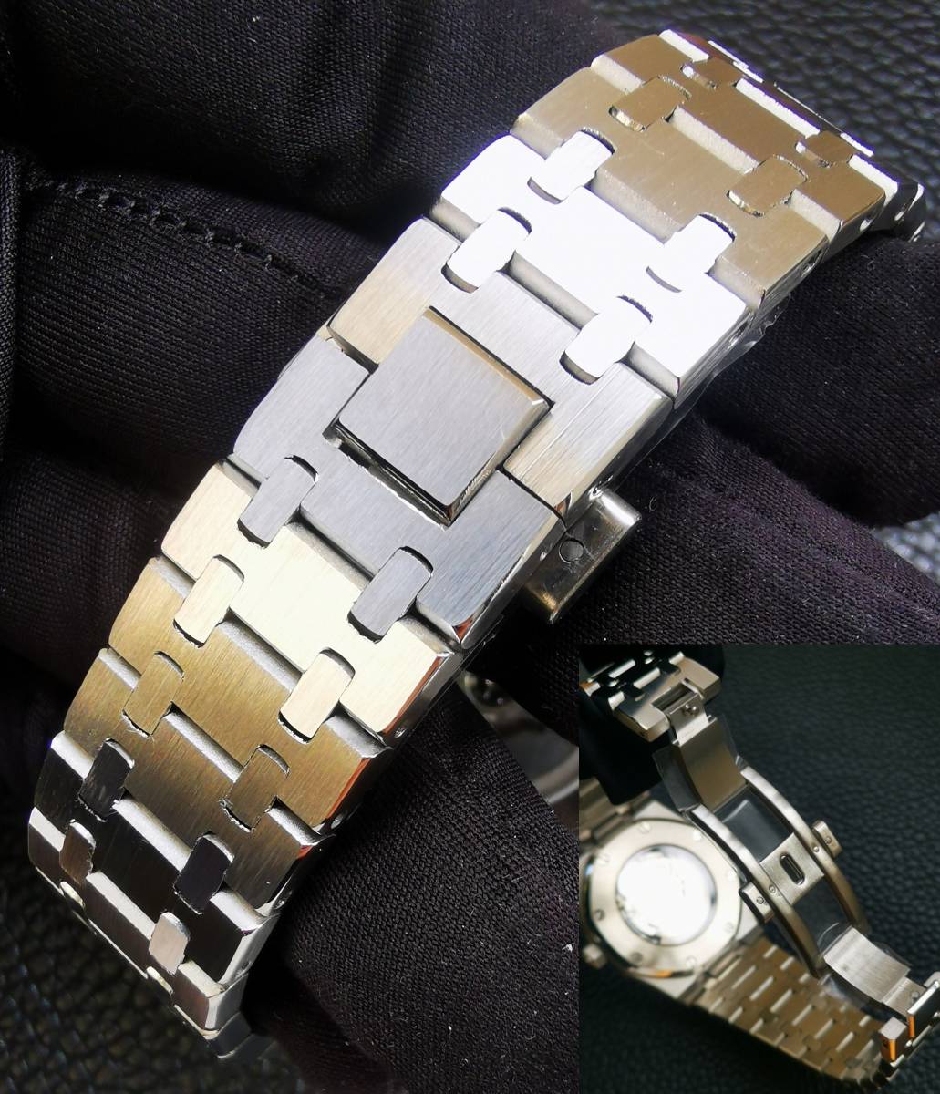 1円〜 SEIKO MOD ロイヤルオーク タイプ セイコー NH35 カスタム 1円〜 SEIKO MOD ロイヤルオーク タイプ セイコー NH35 カスタム