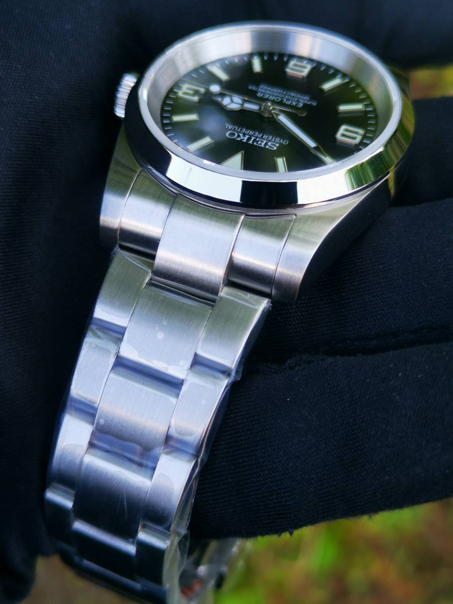 1円〜 SEIKO MOD 37mm EXPLORER カスタム 腕時計 セイコー NH38 1円〜 SEIKO MOD 37mm EXPLORER カスタム 腕時計 セイコー NH38