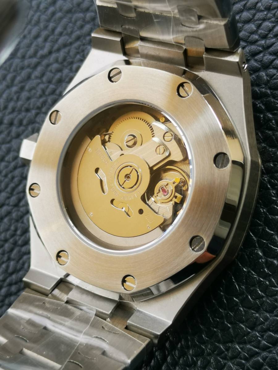 1円〜 SEIKO MOD ロイヤルオーク タイプ セイコー NH35 カスタム