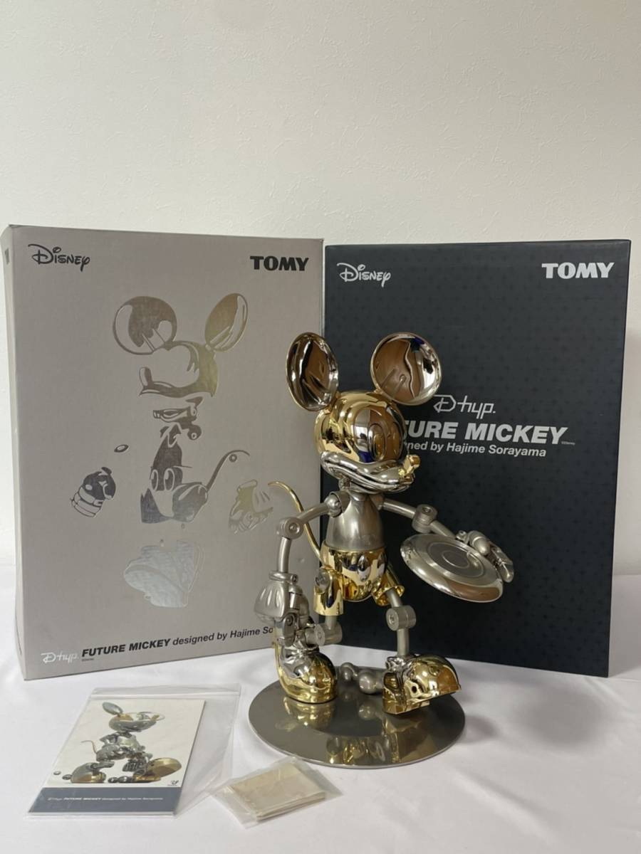 TOMY 空山基 フューチャーミッキー 1000体限定 ミッキーマウス ディズニー サイズ 25ｘ35ｘ25 Hajime Sorayama Future Mickey