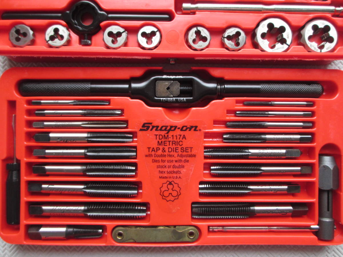 Snap-on スナップオン タップ ダイス セット TDM-117A 送料無料 | www