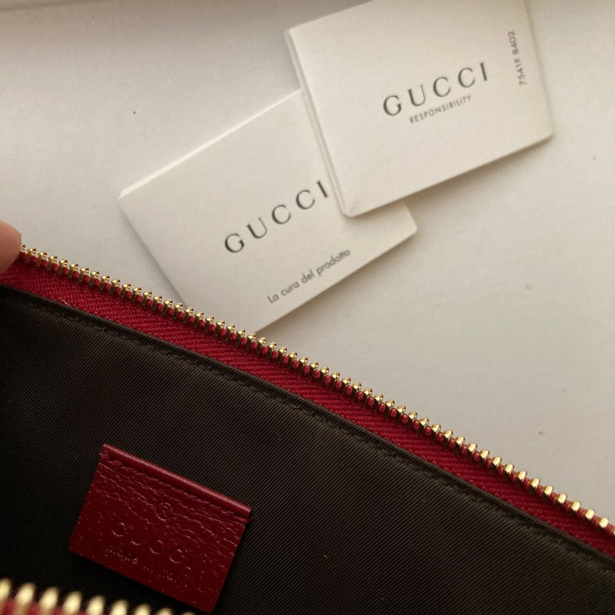 ますが Gucci - グッチ GGスプリーム ブルームス クラッチバッグ セカンドバッグ PVC×レザー 429004の ブランド