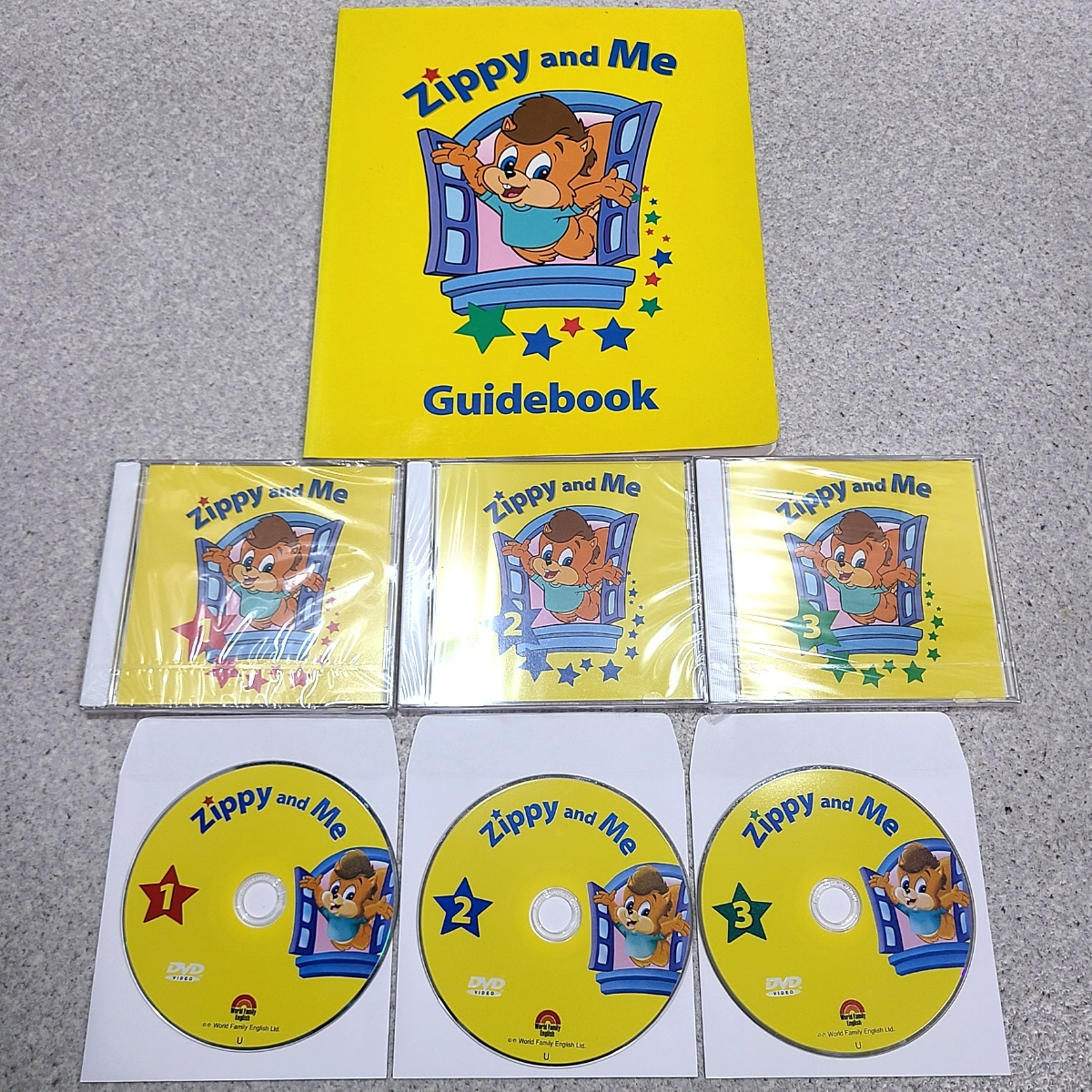DWE Zippy and Me DVD3点 CD3点 テキスト ディズニーワールド