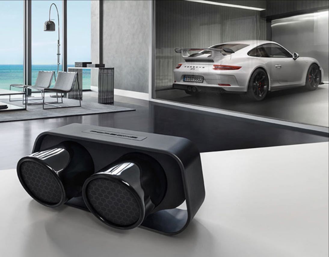 ☆Porsche Design ポルシェ デザイン GT3 テールパイプ スピーカー ハイエンド Bluetooth 新品未使用☆