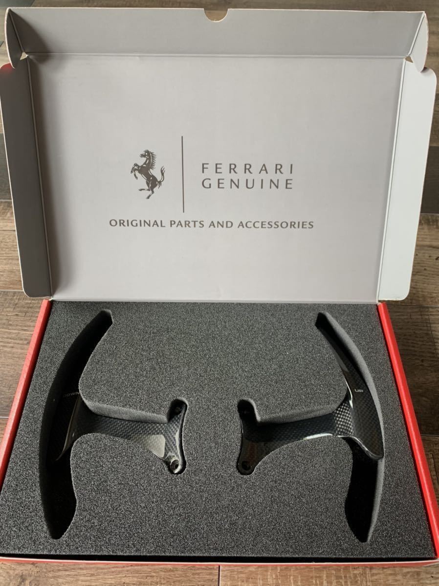 ☆Ferrari フェラーリ 正規 488 純正 カーボン パドルシフト パドル
