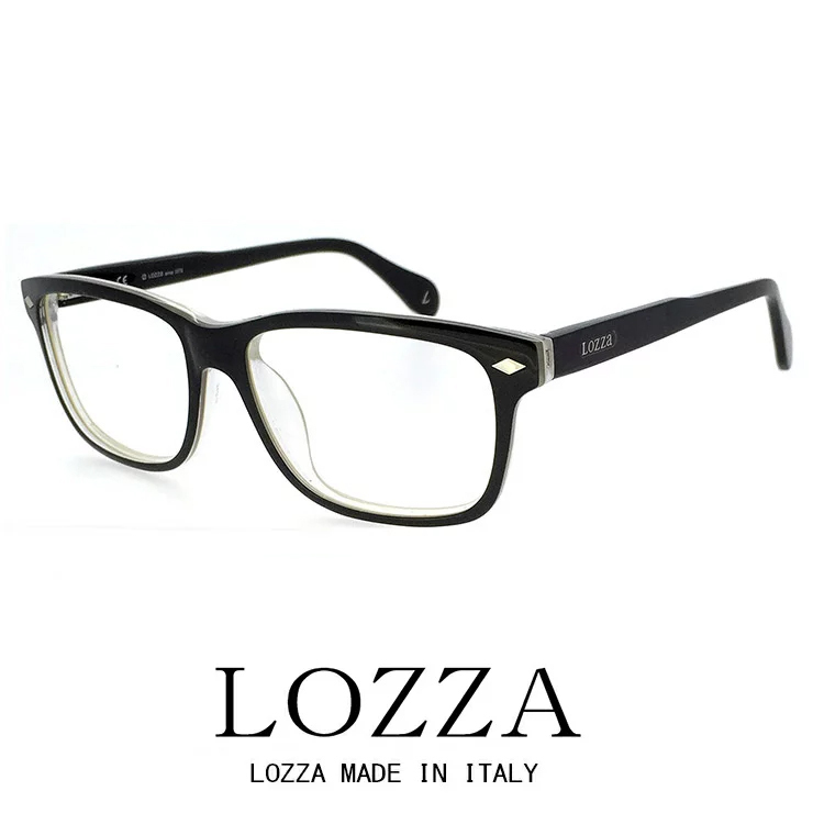新品 LOZZA ロッツァ メガネ バネ蝶番 vl1941-p71 ボストン 眼鏡 Brendon メンズ 男性用