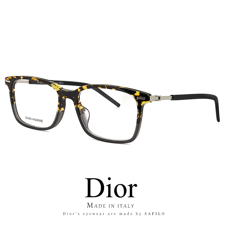 新品 DIOR HOMME メンズ メガネ technicity06f-ab8 眼鏡 ディオール オム スクエア ウェリントン