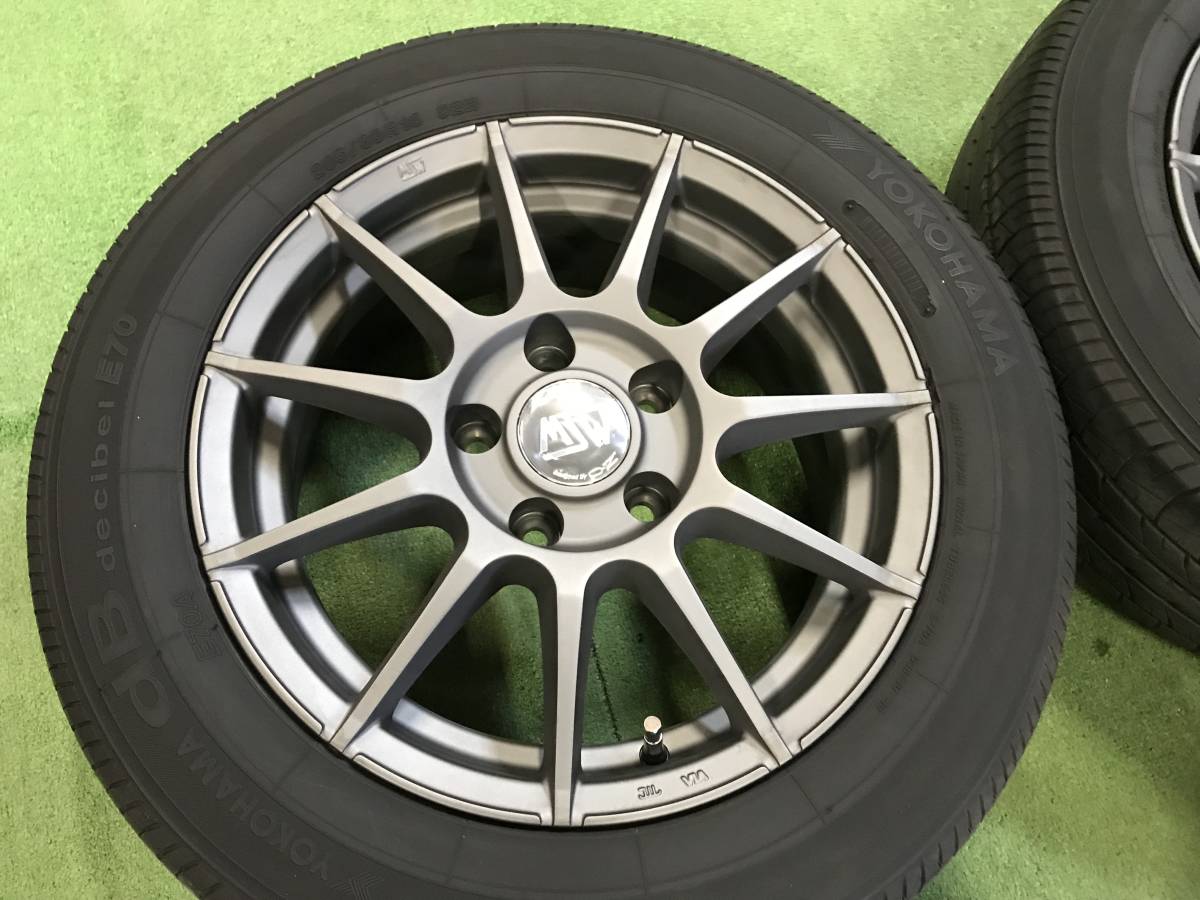 送料無料 MSW 16インチ 5H120 ヨコハマ ｄB 205/60R16 2019年製造 BMW専用 3シリーズ F34 F31 F30 ホイール未使用品_画像5