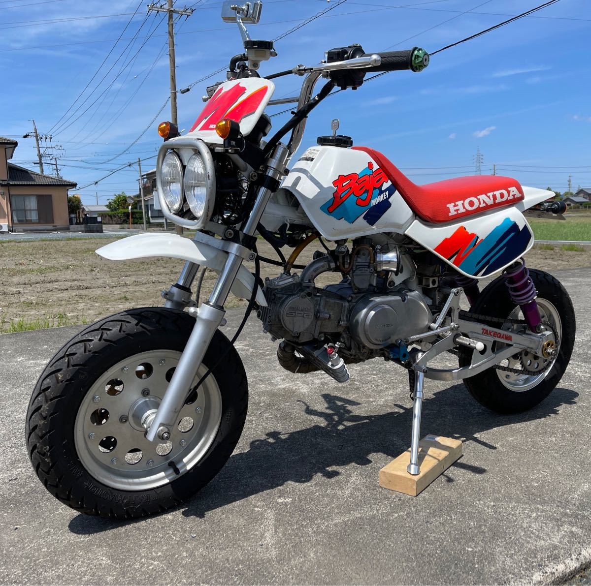 1円〜 ホンダ モンキー BAJA 106cc 武川 10インチ 12V仕様 1円〜 ホンダ モンキー BAJA 106cc 武川 10インチ 12V仕様