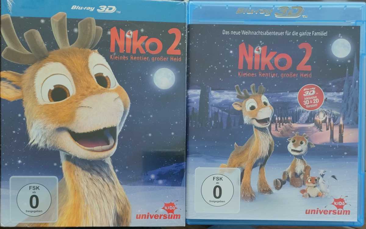 即決 送料無料 日本未発売 Niko2 空とぶニコ!! 小さな弟とボクの大冒険 3D ブルーレイ 輸入盤 日本語無し Blu-ray リージョンB_画像1