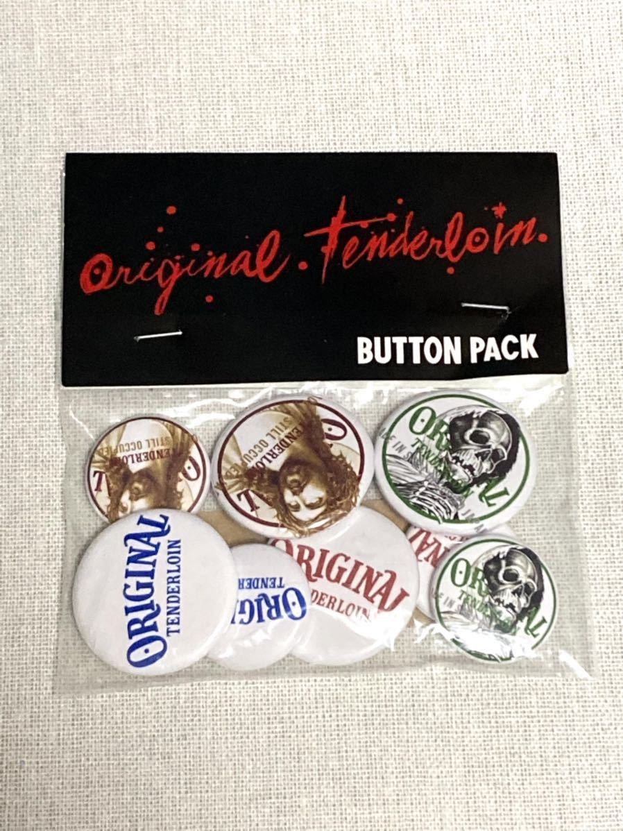 [ prompt decision ]19AW new goods unopened Tenderloin BUTTON PACK C can badge set 