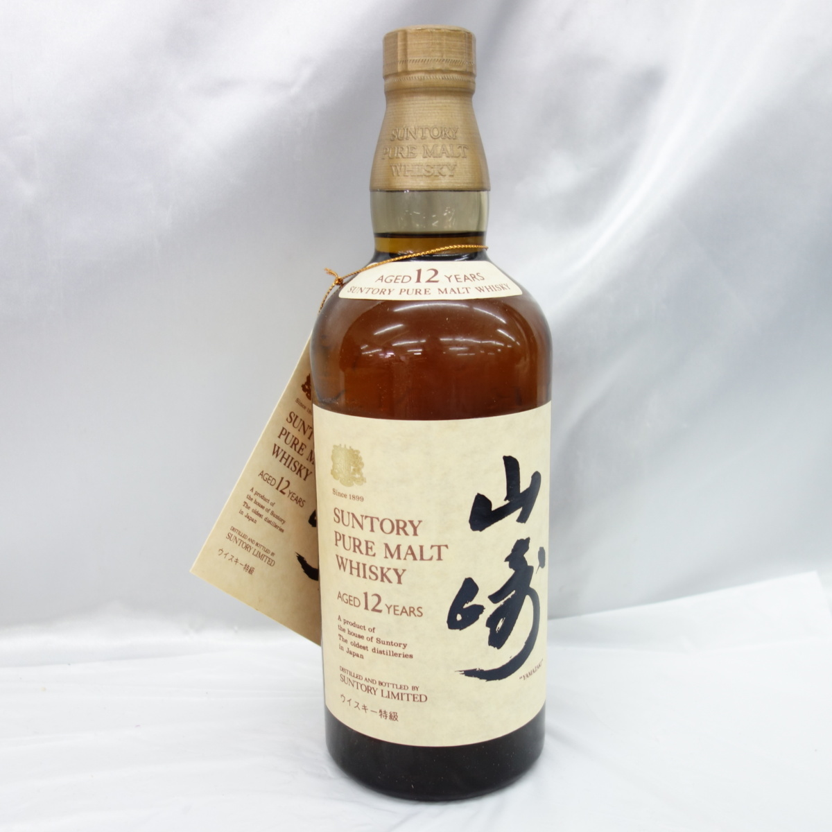 未開栓】SUNTORY サントリー山崎12年ピュアモルト特級表記ウイスキー 割引卸売り 木箱あり 山崎12年 サントリー ウイスキー