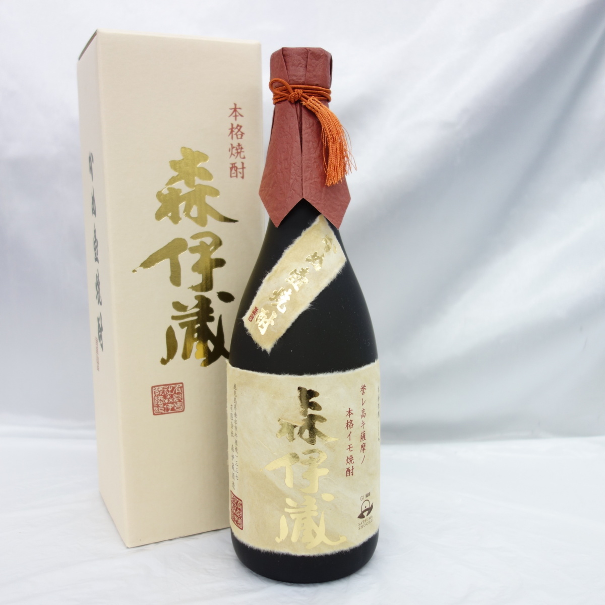 未開栓】森伊蔵 ゴールドラベル かめ壺焼酎 本格焼酎 720ml 25% 箱あり