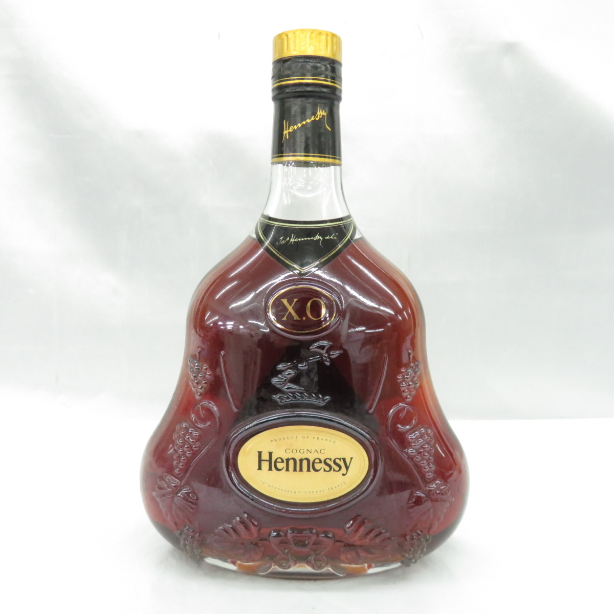 未開栓】Hennessy ヘネシー XO 金キャップ クリアボトル ブランデー