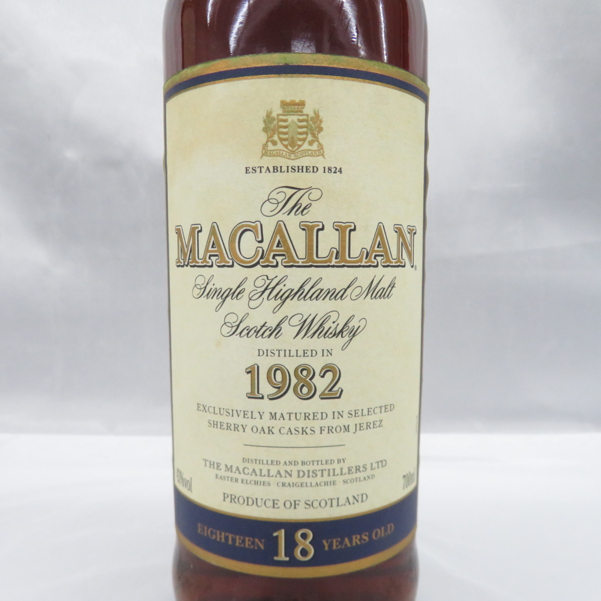 【未開栓】The MACALLAN ザ・マッカラン 18年 1982 シェリーオーク ウイスキー 700ml 43％ 箱あり 11002170_画像3
