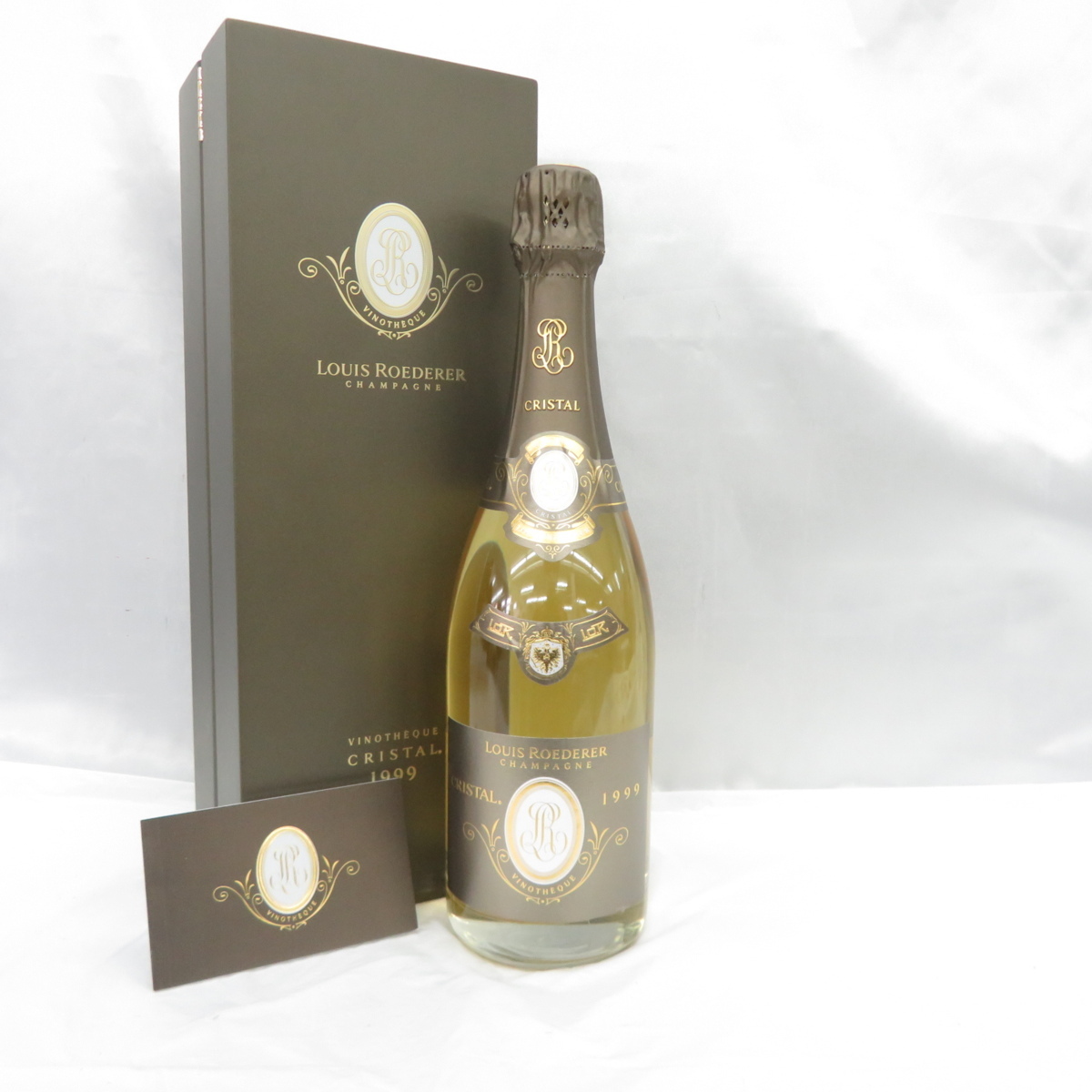 高級シャンパン ルイ・ロデレール クリスタル ハコ3個 - 酒