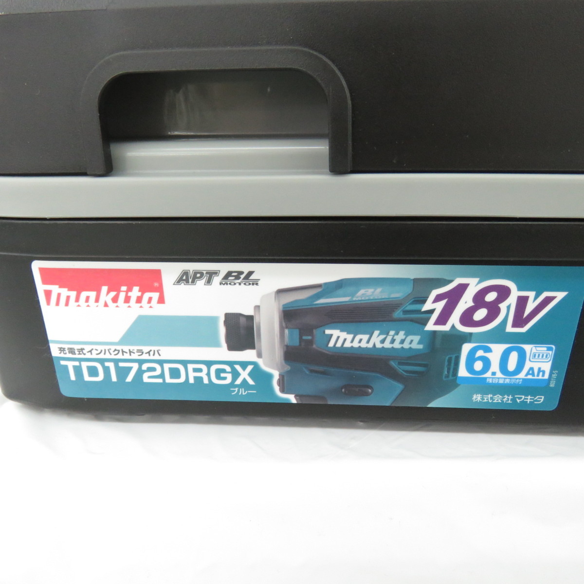 【未使用品】makita マキタ 充電式インパクトドライバ TD172DRGX ブルー 18V 6.0Ah 11004559_画像3