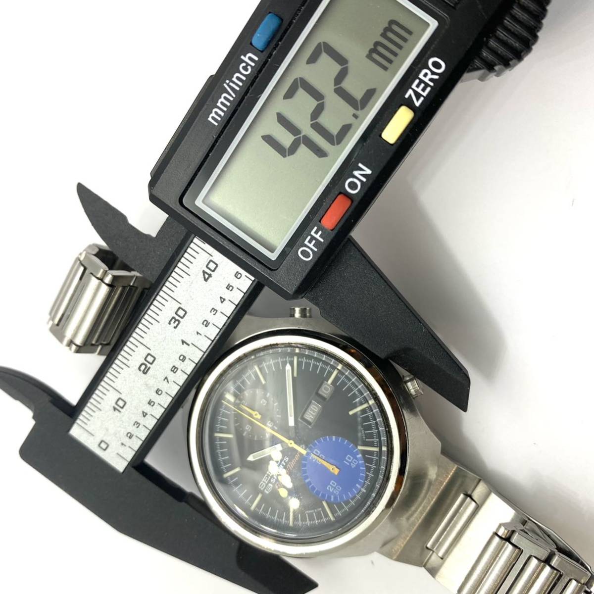 セイコー 5スポーツ スピードタイマー 自動巻 クロノグラフ 6138-0020