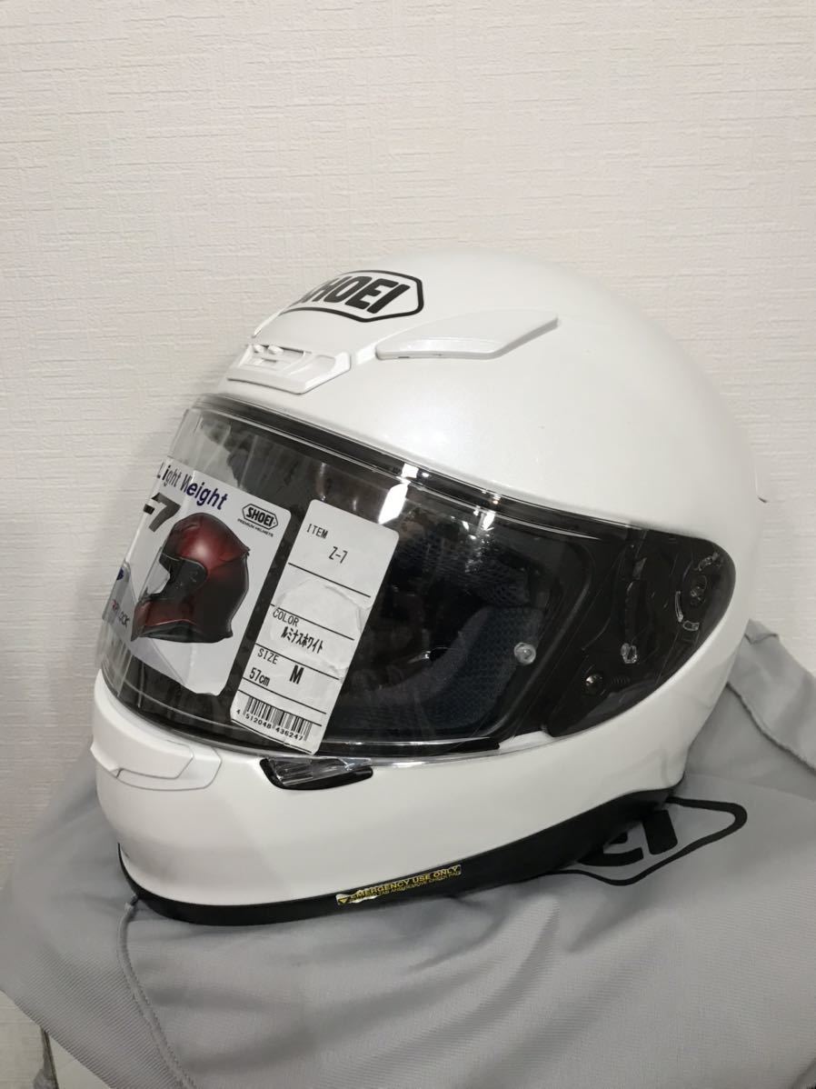 未使用美品 SHOEI Z-7 Mサイズ ルミナスホワイト｜Yahoo!フリマ（旧