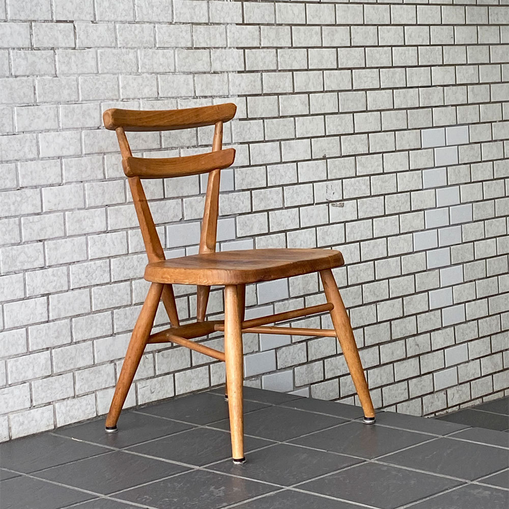アーコール Ercol ダブルバックチェア イエロードット スタッキング