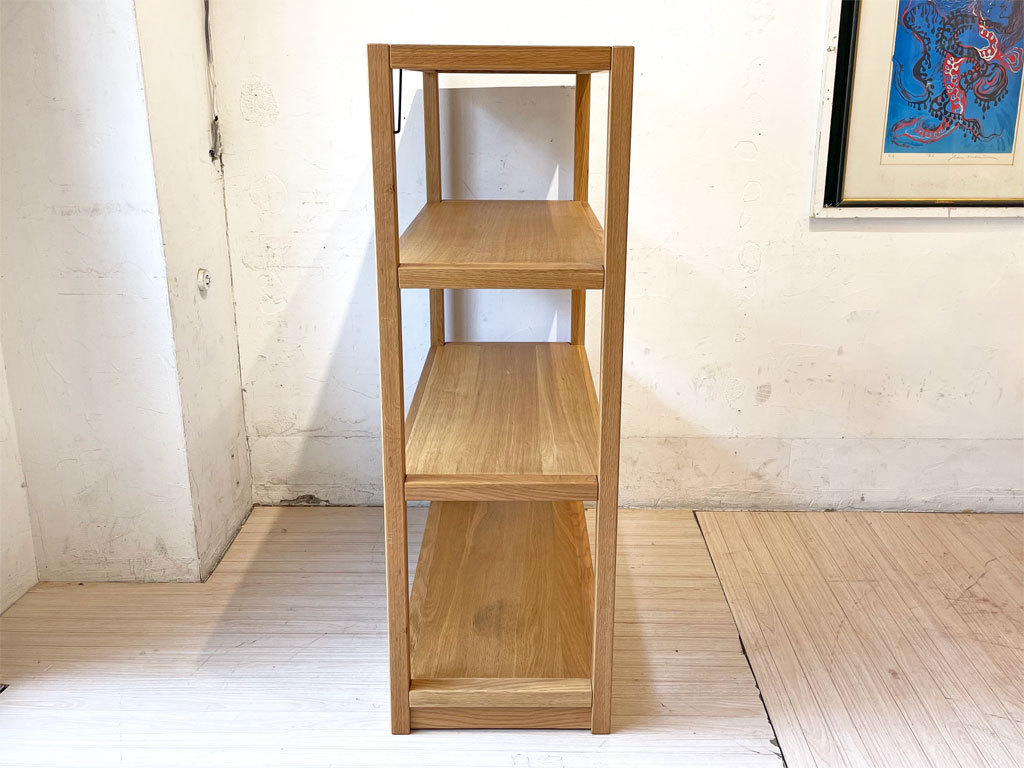 無印良品 MUJI オーク無垢材 ユニットシェルフ 4段 ブック 無印良品 MUJI オーク無垢材 ユニットシェルフ 4段 ブック