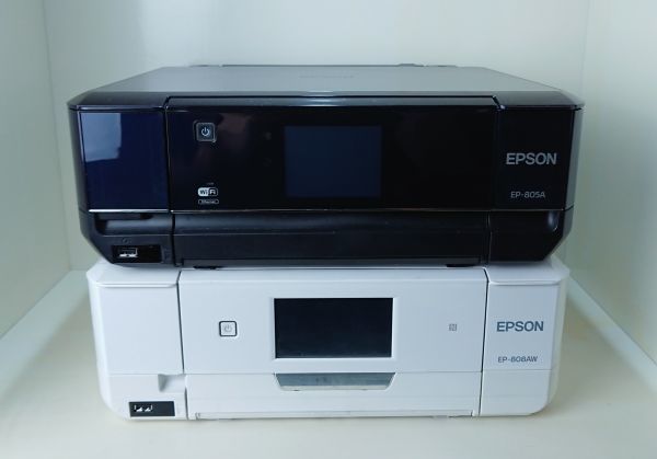 ヘッド有り】 EPSON エプソン EP-805A + EP-808AW 2台 まとめて