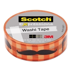 Scotch 3M Washi Tape　マスキングテープ　くちひげ　口髭　海外製品　ヒゲ_画像1