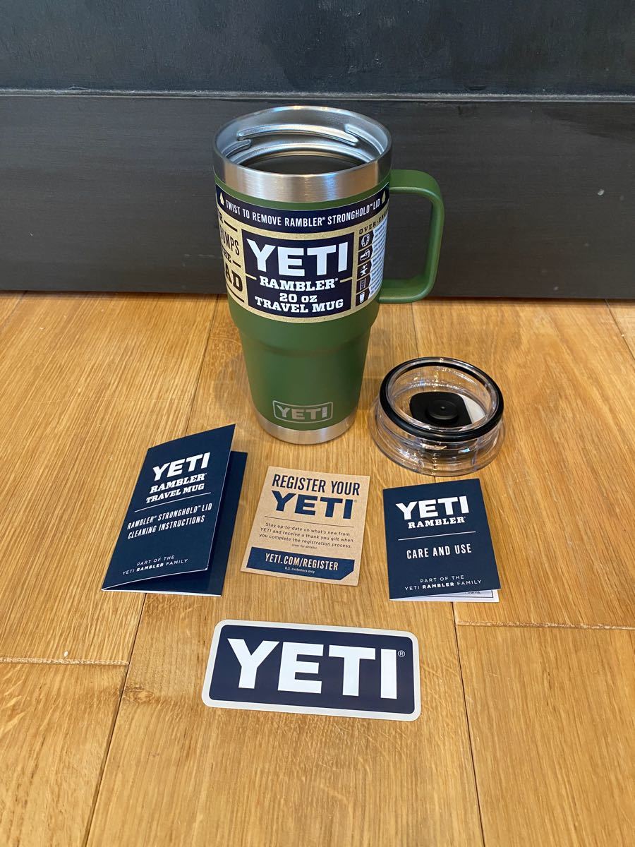 [海外限定] YETI イエティ ランブラー トラベルマグ20oz