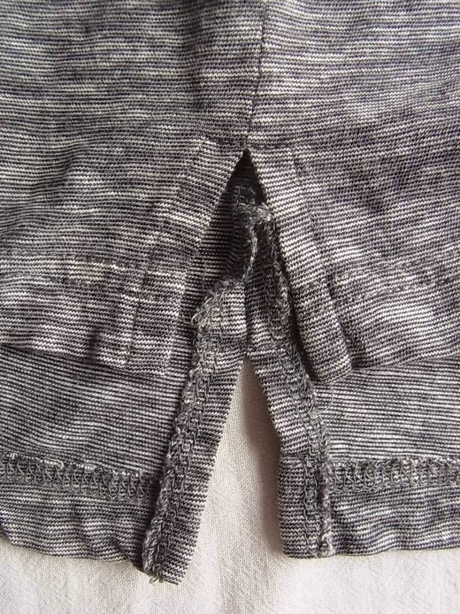 ネペンテス　ニードルス　ポケット付きTシャツ　サイズ XS メランジのグレー　日本製_画像5