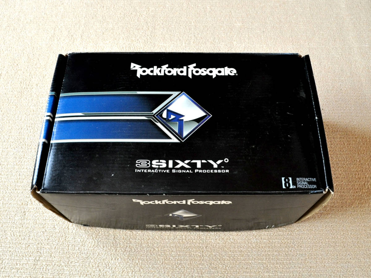【正規輸入品・美品】Rockford Fosgate 3sixty.3 ロックフォード シグナルプロセッサー DSP
