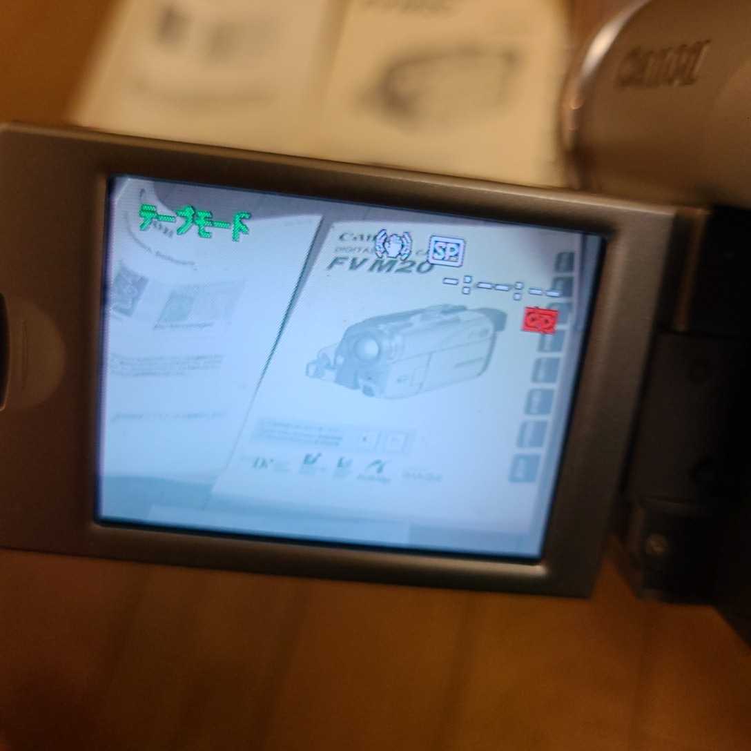 canon FV M20　ビデオカメラ　ジャンク_画像5