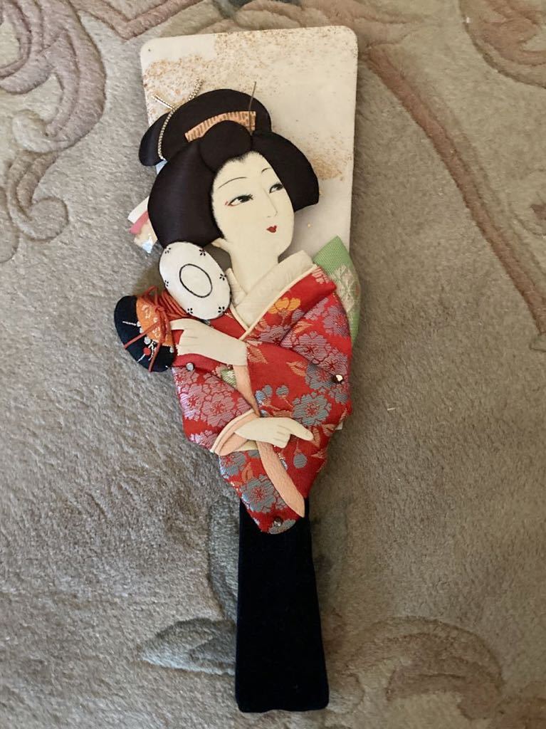 y1736 吉田永光(作) しんど 浅原革世氏旧蔵の品人形 y1736 吉田永光(作) しんど 浅原革世氏旧蔵の品人形