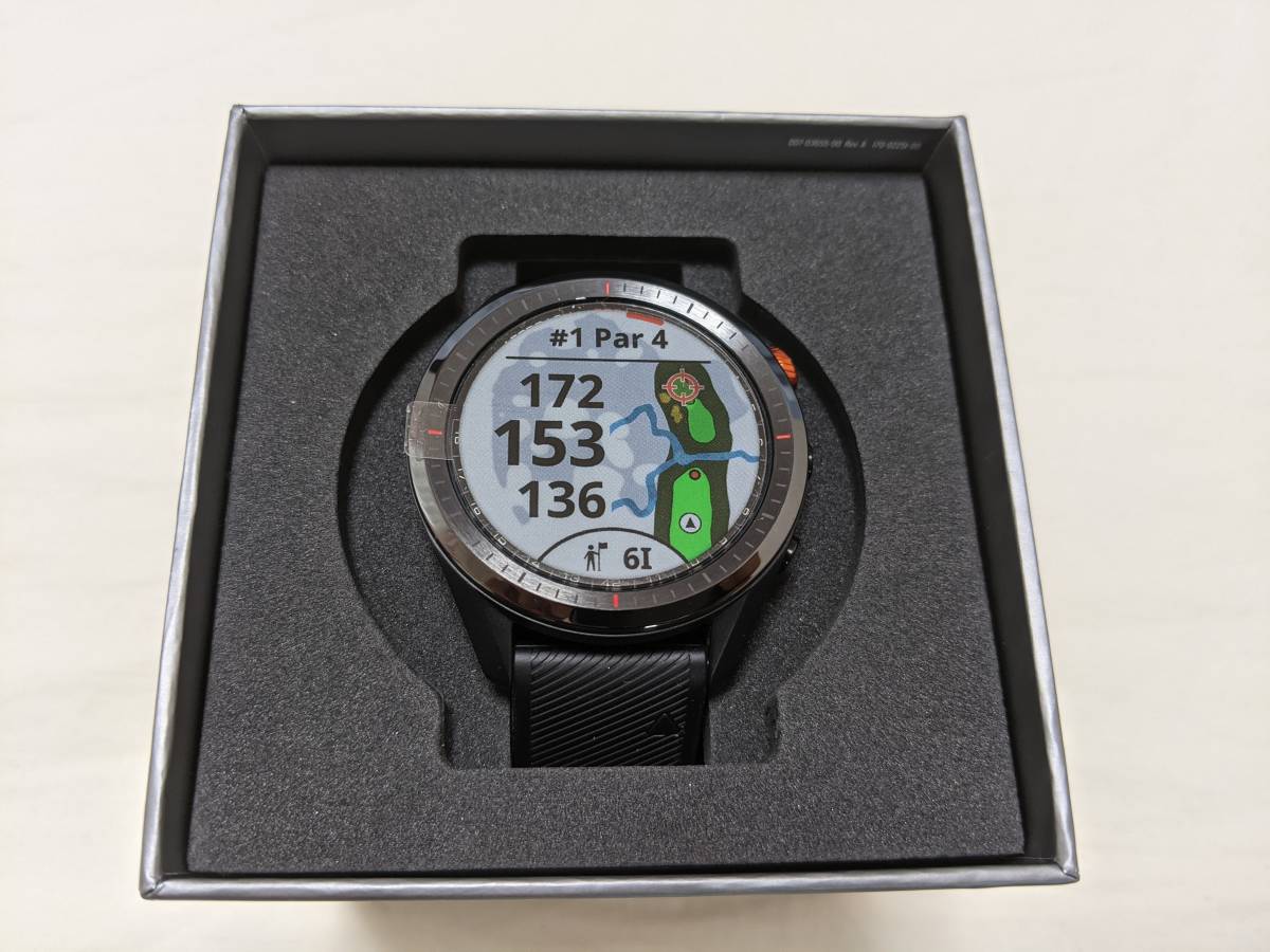 省スペース 洗える おしゃれ GARMIN Approach S62 ゴルフナビ ブラック