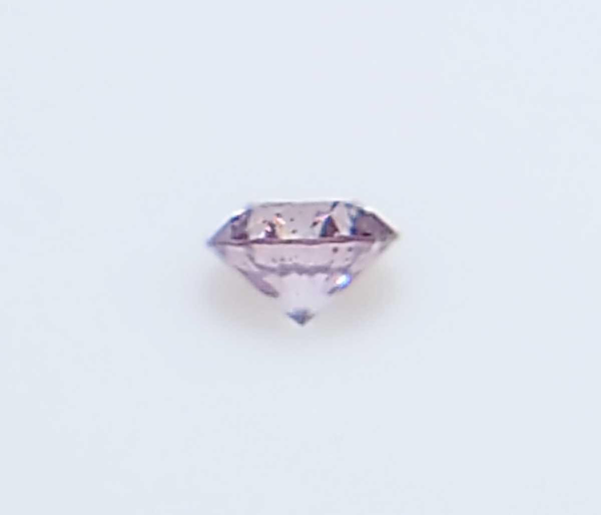 極美品！　ピンクダイヤモンド　0.061ct ソーティング付　ラウンド　ルース（LA-5372）
