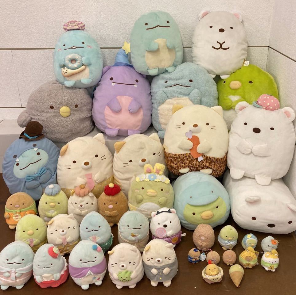 ヤフオク! - YK389)すみっコぐらし ぬいぐるみ 大量セット 40点...