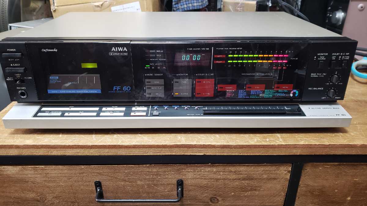 Yahoo!オークション - AIWA カセットデッキ AD-FF60 ジャンク Yahoo!オークション - AIWA カセットデッキ AD-FF60 ジャンク