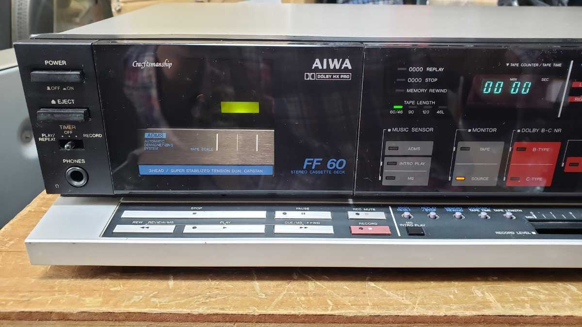 Yahoo!オークション - AIWA カセットデッキ AD-FF60 ジャンク Yahoo!オークション - AIWA カセットデッキ AD-FF60 ジャンク