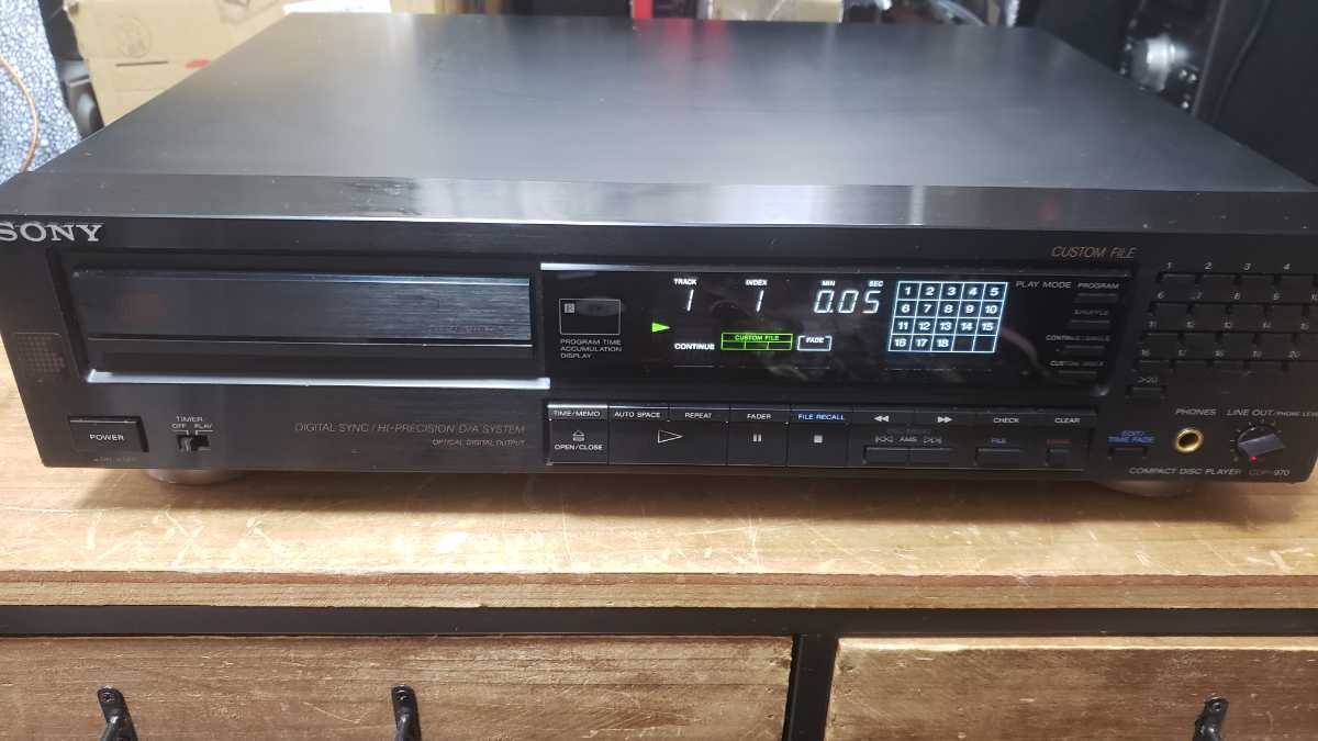 SONY CD player CDP-970 used TDA1541