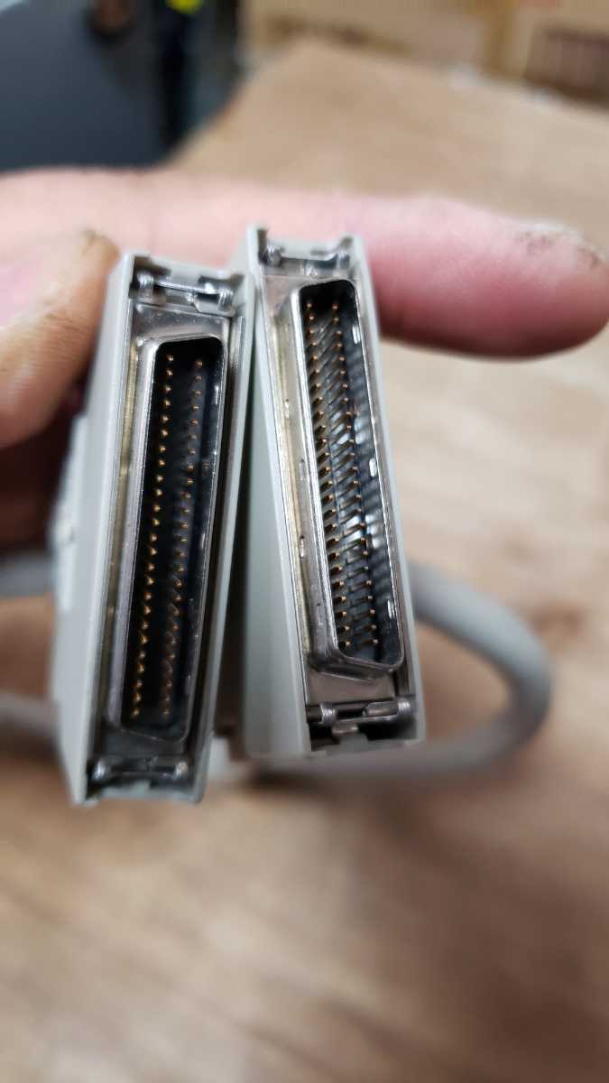 SCSI cable half 50-50 pin IO DATA made not yet verification Junk 