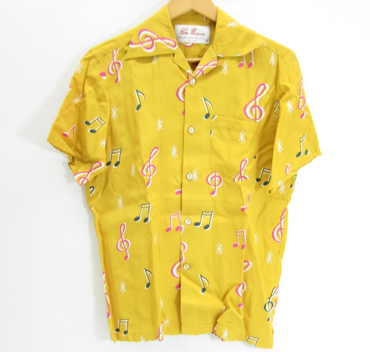 Aloha Blossom アロハブロッサム Sounds Good Aloha Shirts Musterd SIZE:36 メンズ 衣類 □UF3367